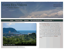 Tablet Screenshot of costaricavisions.com
